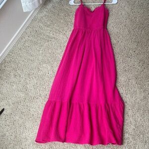 Vici Vibrant Pink Maxi Dress